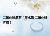 二氧化硅晶石（黄水晶 二氧化硅矿物）