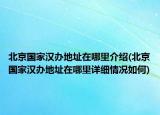 北京国家汉办地址在哪里介绍(北京国家汉办地址在哪里详细情况如何)