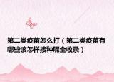 第二类疫苗怎么打（第二类疫苗有哪些该怎样接种呢全收录）