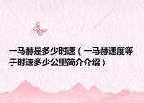 一马赫是多少时速（一马赫速度等于时速多少公里简介介绍）