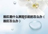 脱肛是什么原因引起的怎么办（脱肛怎么办）