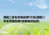 濮阳二手车市场在哪?介绍(濮阳二手车市场在哪?详细情况如何)
