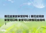 假花盆景放家里好吗（假花盆栽放家里可以吗 家里可以放假花盆栽吗）