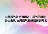古风霸气名字男网名（霸气的昵称男生古风 古风霸气邪魅慵懒男网名）