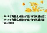 2019年有什么好看的电影和电视剧介绍(2019年有什么好看的电影和电视剧详细情况如何)