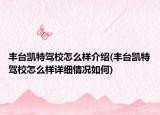 丰台凯特驾校怎么样介绍(丰台凯特驾校怎么样详细情况如何)