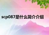 scp087是什么简介介绍