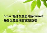 Smart是什么意思介绍(Smart是什么意思详细情况如何)