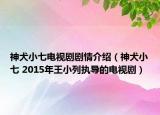 神犬小七电视剧剧情介绍（神犬小七 2015年王小列执导的电视剧）