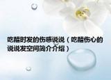 吃醋时发的伤感说说（吃醋伤心的说说发空间简介介绍）