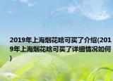 2019年上海烟花啥可买了介绍(2019年上海烟花啥可买了详细情况如何)