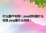 什么是PP材质（ppg材料是什么材质 ppg是什么材料）