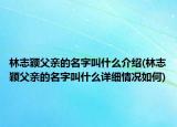林志颖父亲的名字叫什么介绍(林志颖父亲的名字叫什么详细情况如何)