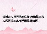 樟树市人民医院怎么样介绍(樟树市人民医院怎么样详细情况如何)