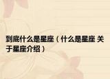 到底什么是星座（什么是星座 关于星座介绍）