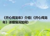 《开心闯龙年》介绍(《开心闯龙年》详细情况如何)