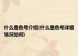 什么是色号介绍(什么是色号详细情况如何)