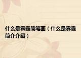 什么是雾霾简笔画（什么是雾霾简介介绍）
