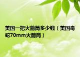 美国一把火箭筒多少钱（美国毒蛇70mm火箭筒）