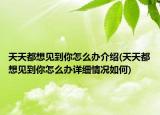 天天都想见到你怎么办介绍(天天都想见到你怎么办详细情况如何)