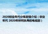 2020创业年代分集剧情介绍（创业年代 2020年林柯执导的电视剧）