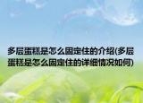 多层蛋糕是怎么固定住的介绍(多层蛋糕是怎么固定住的详细情况如何)