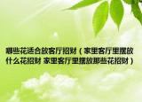 哪些花适合放客厅招财（家里客厅里摆放什么花招财 家里客厅里摆放那些花招财）