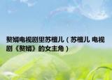 赘婿电视剧里苏檀儿（苏檀儿 电视剧《赘婿》的女主角）