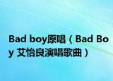 Bad boy原唱（Bad Boy 艾怡良演唱歌曲）
