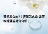 竖笛怎么吹?（竖笛怎么吹 如何吹好竖笛简介介绍）