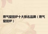 燃气壁挂炉十大排名品牌（燃气壁挂炉）