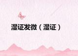 湿证发微（湿证）