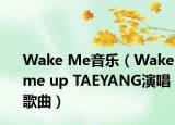 Wake Me音乐（Wake me up TAEYANG演唱歌曲）