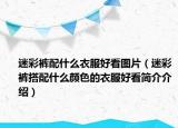 迷彩裤配什么衣服好看图片（迷彩裤搭配什么颜色的衣服好看简介介绍）