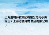 上海港城开发集团有限公司何小涛简历（上海港城开发 集团有限公司）