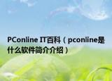 PConline IT百科（pconline是什么软件简介介绍）