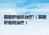 脂肪肝如何治疗?（脂肪肝如何治疗）