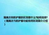 隔离衣和防护服的区别是什么?如何选择?（隔离衣与防护服功能有何区别简介介绍）