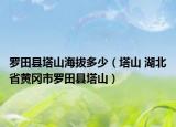 罗田县塔山海拔多少（塔山 湖北省黄冈市罗田县塔山）