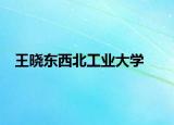 王晓东西北工业大学