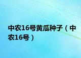 中农16号黄瓜种子（中农16号）