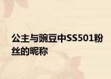 公主与豌豆中SS501粉丝的昵称