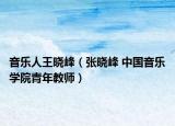 音乐人王晓峰（张晓峰 中国音乐学院青年教师）