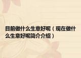 目前做什么生意好呢（现在做什么生意好呢简介介绍）