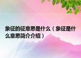 象征的征意思是什么（象征是什么意思简介介绍）