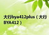 大行bya412plus（大行BYA412）