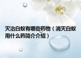 灭治白蚁有哪些药物（消灭白蚁用什么药简介介绍）