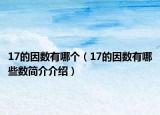 17的因数有哪个（17的因数有哪些数简介介绍）