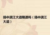 扬中滨江大道限速吗（扬中滨江大道）