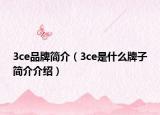 3ce品牌简介（3ce是什么牌子简介介绍）